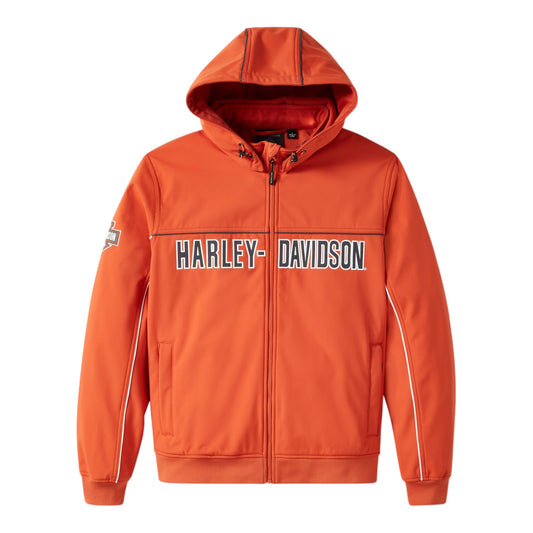 IDYLL WINDPROOF SOFT SHELL JACKET - ORANGE
