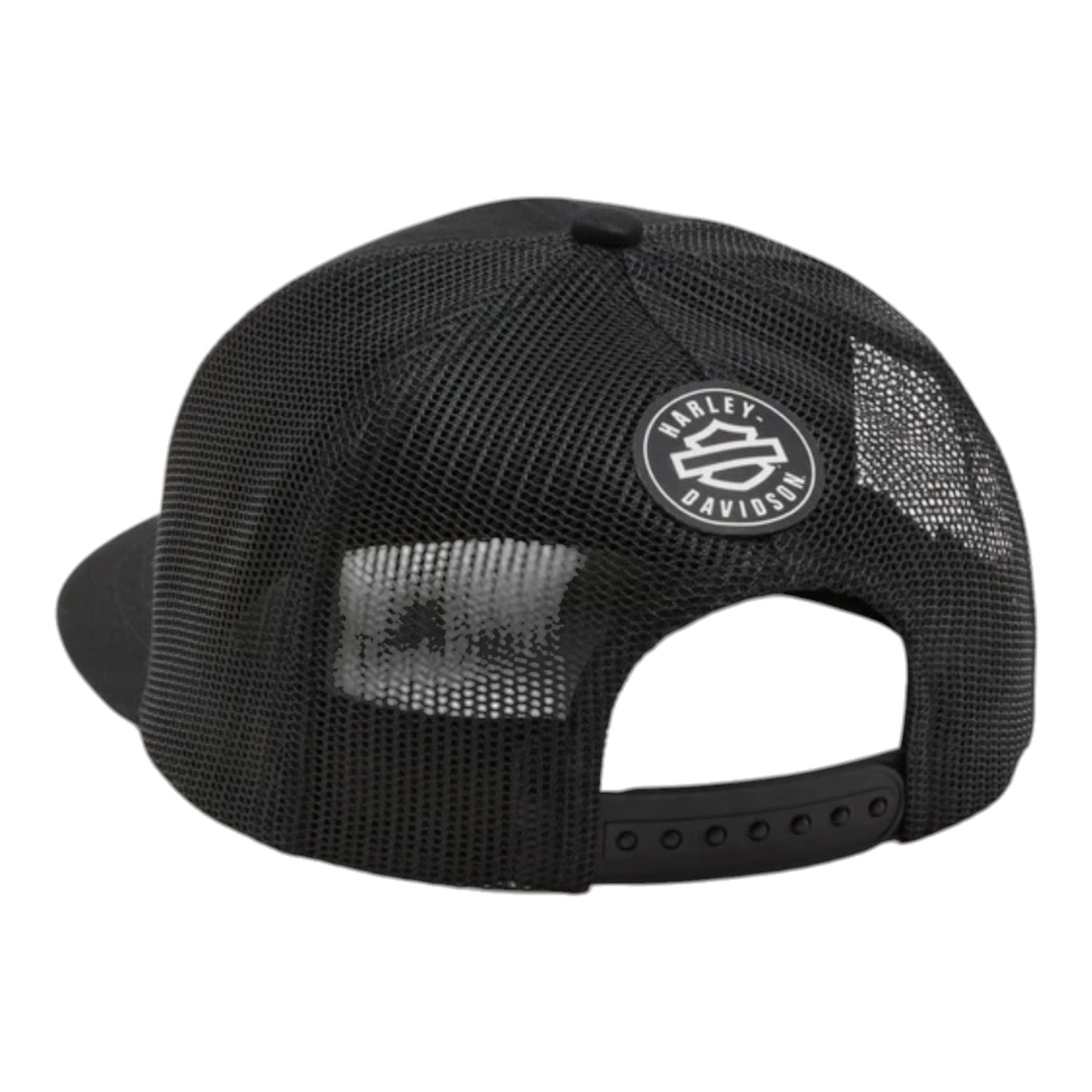 LOGO SWITCHBACK TRUCKER CAP - BLACK
