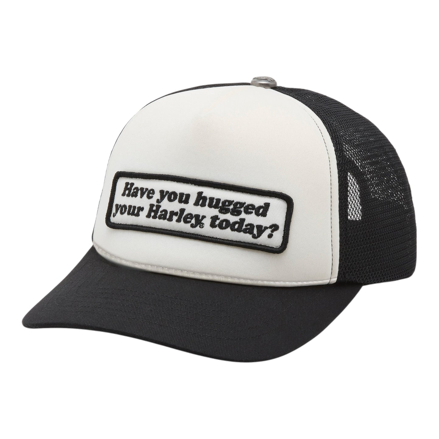 HUG A HARLEY TRUCKER CAP - COLORBLOCK
