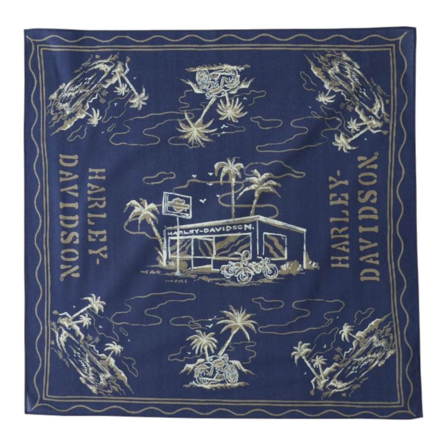 ALOHA BANDANA - BLUE