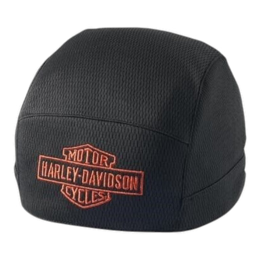 BAR & SHIELD SKULLY HEADWRAP - BLACK