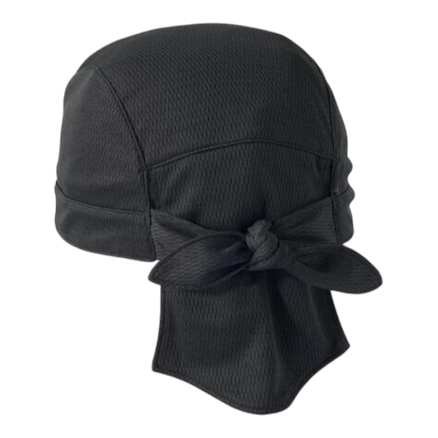 BAR & SHIELD SKULLY HEADWRAP - BLACK