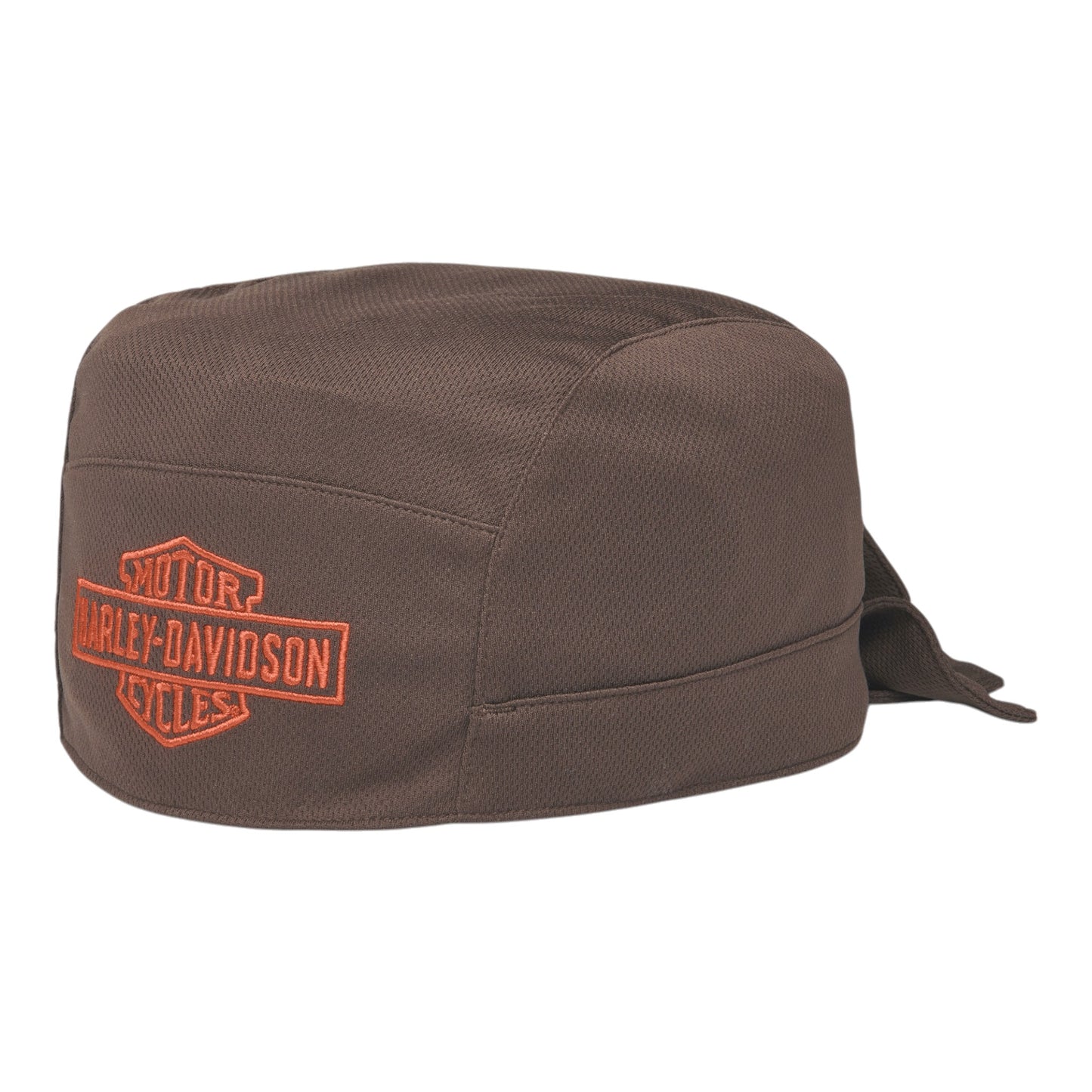 BAR & SHIELD SKULLY HEADWRAP - BROWN