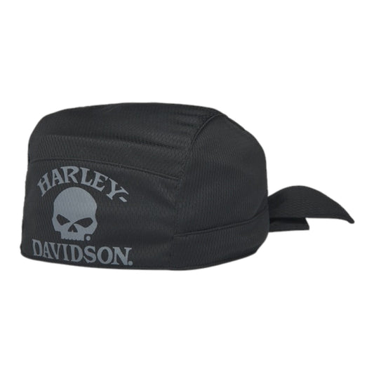 H-D SKULLY BANDANA WILLIE G - BLACK