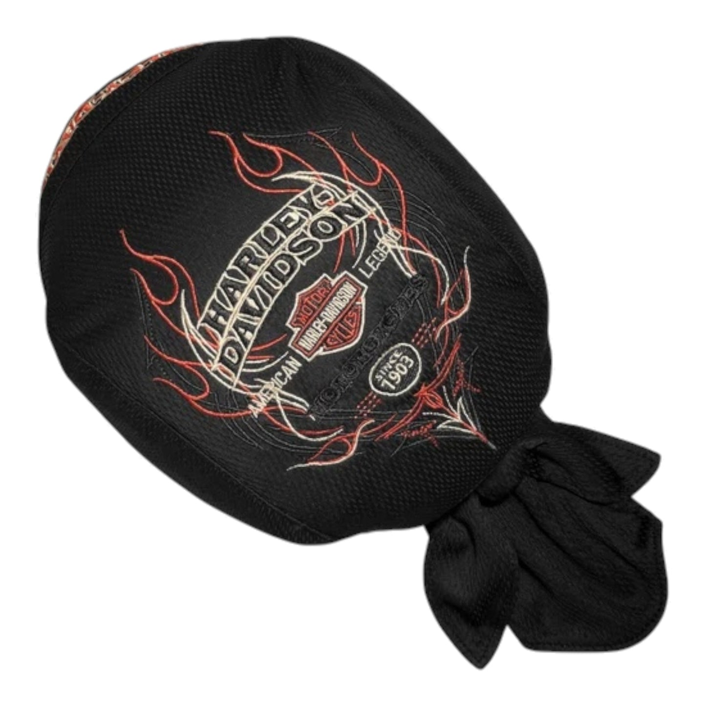 FLAMES QUIK DRY SKULL CAP - BLACK