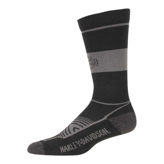 WOMEN'S SHIELD RIDING SOCKS - BLACK/GREY