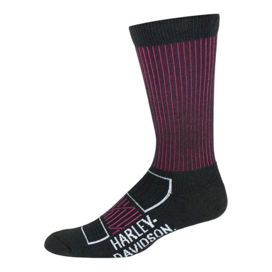 WOMEN'S COMPRESSION MOISTURE WICKING RIDING SOCKS - BLACK