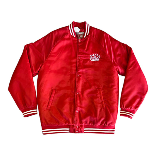 RED PASTIME VARSITY JACKET - DIXXON