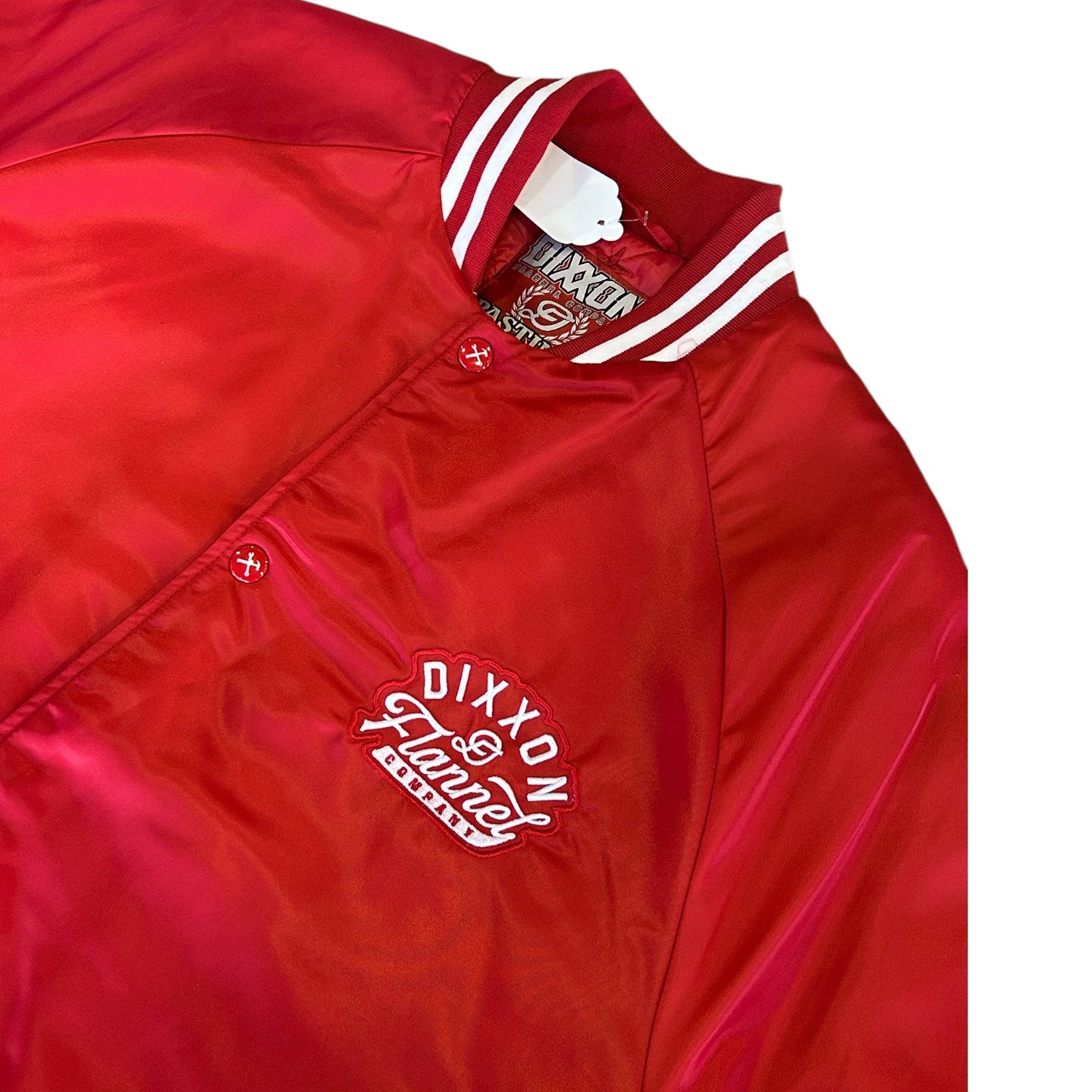RED PASTIME VARSITY JACKET - DIXXON