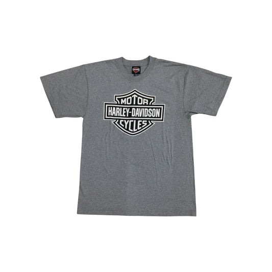 H-D B&S TRADITIONAL MNS S/S - GREY