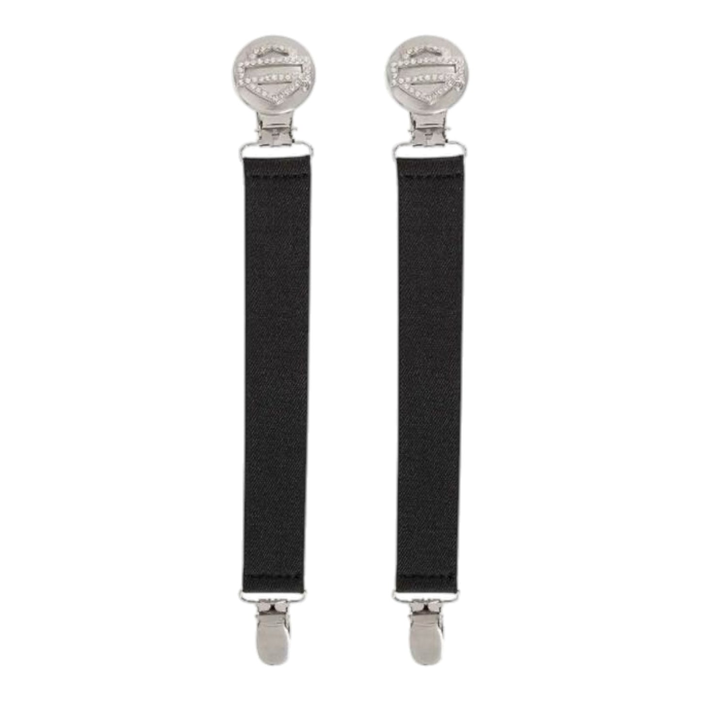 HD B&S BLING BOOT CLIP SILVER