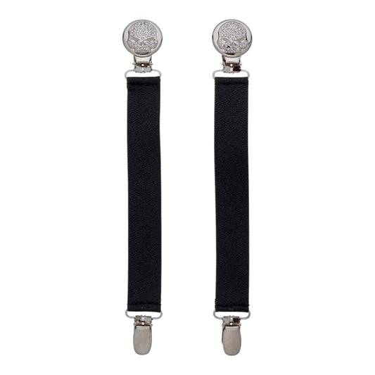 BLING SKULL ELASTIC BOOT STRAP