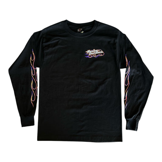 HARLEY SIDE FLAMES LONG SLEEVE