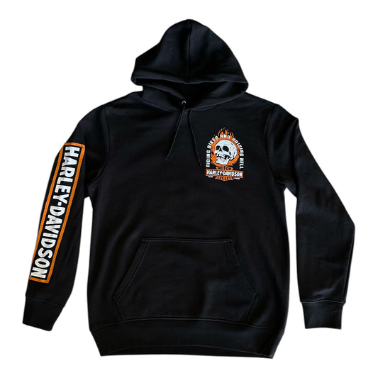 FLAMES SKULL HOODIE