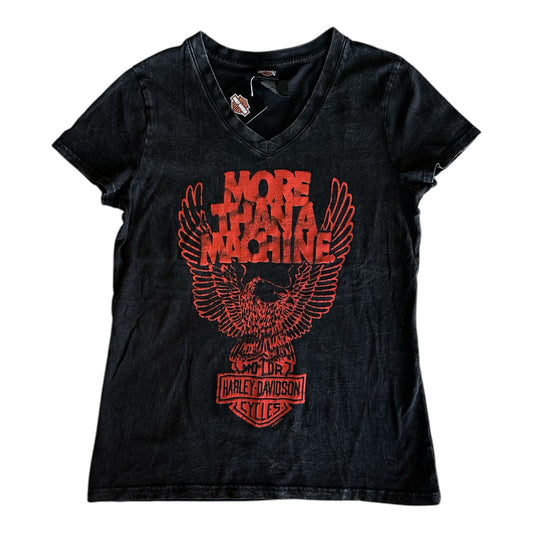MORE THAN A MACHINE DYED V-NECK TEE