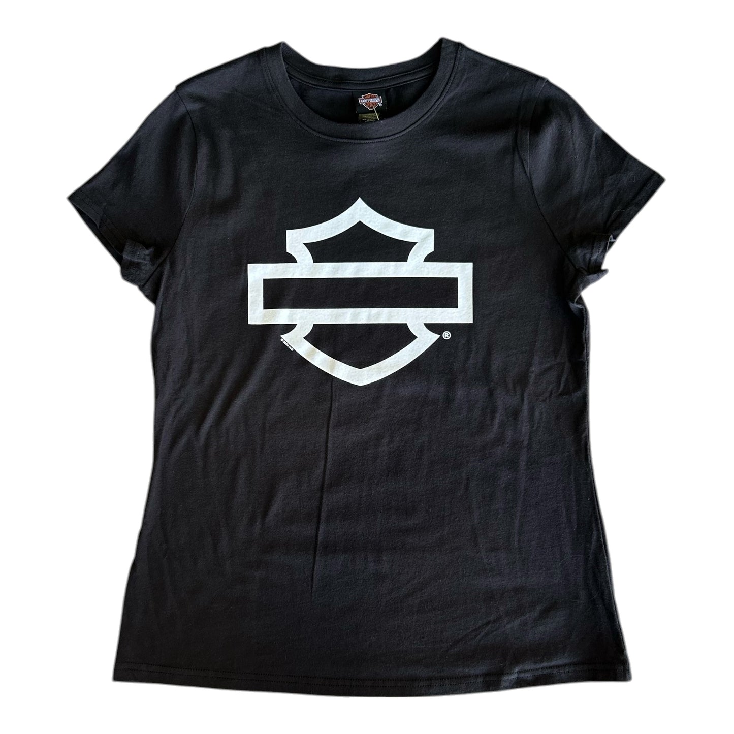 H-D B&S OUTLINE TEE - BLACK