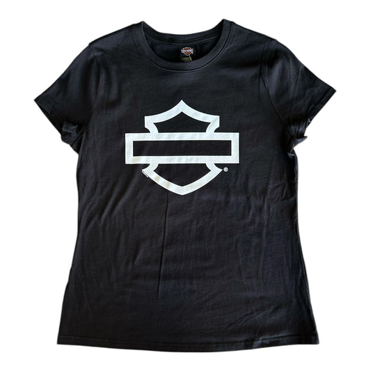 H-D B&S OUTLINE TEE - BLACK