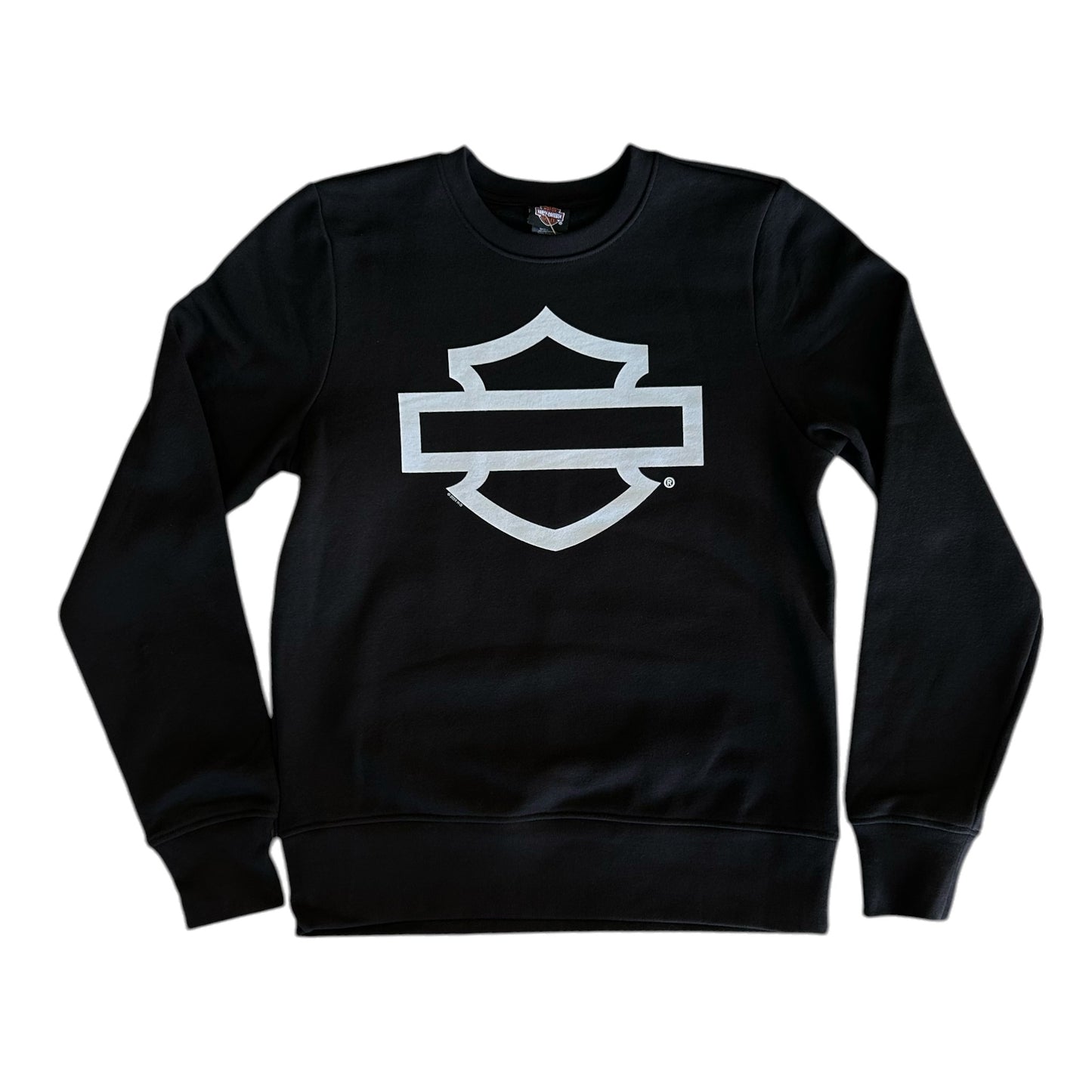 H-D B&S OUTLINE CREWNECK - BLACK