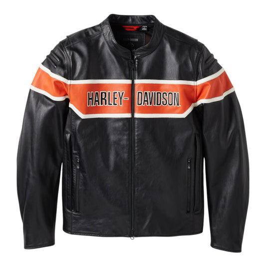 H-D TRENTON LEATHER RIDING JACKET