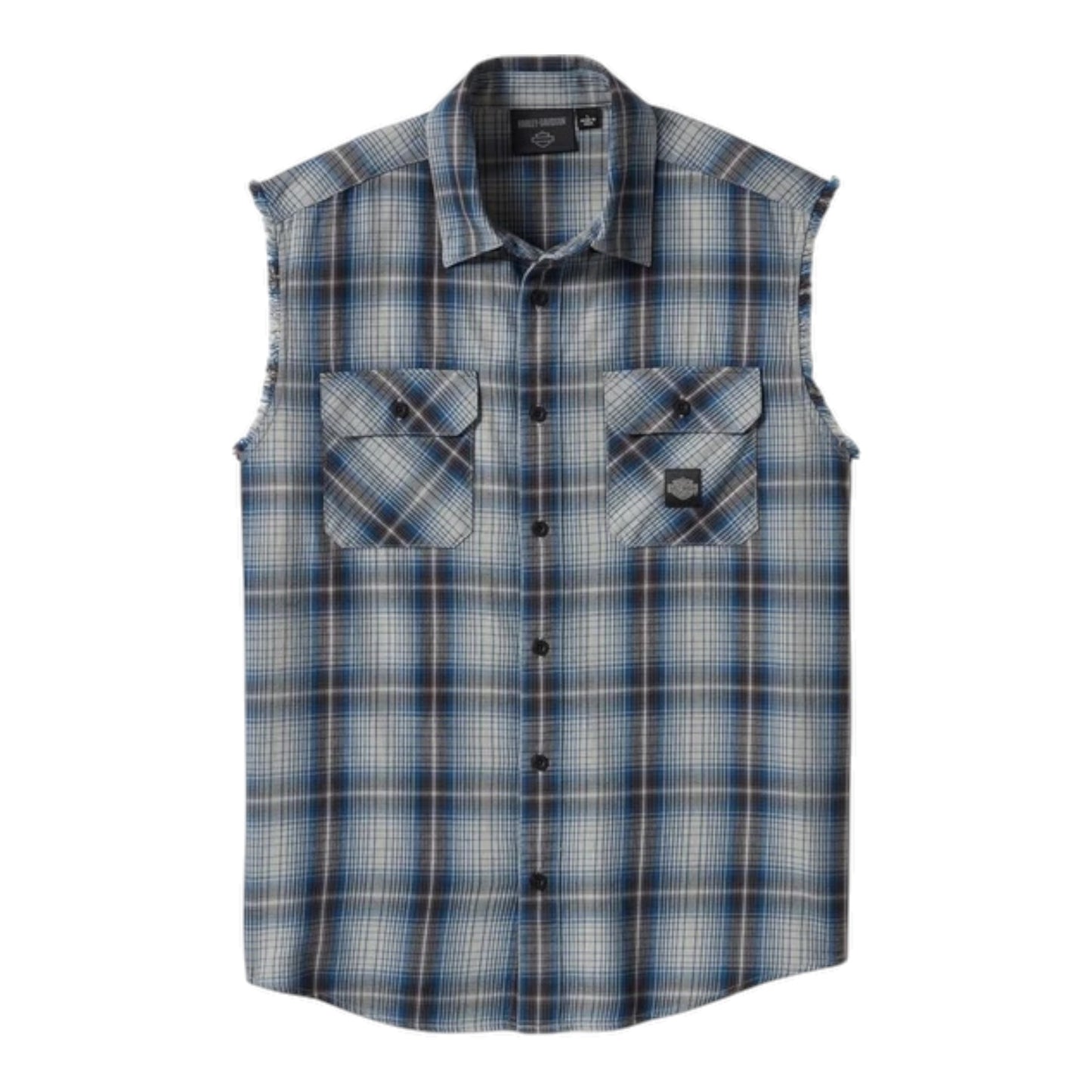 V-TWIN EQUIPPED PLAID BLOWOUT - GREY/BLUE PLAID