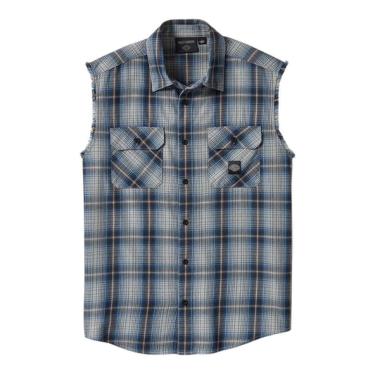 V-TWIN EQUIPPED PLAID BLOWOUT - GREY/BLUE PLAID