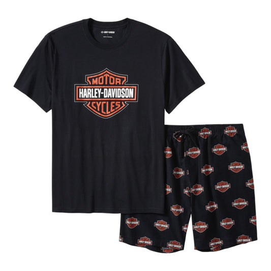 B&S PRINT PAJAMA SHORT SET
