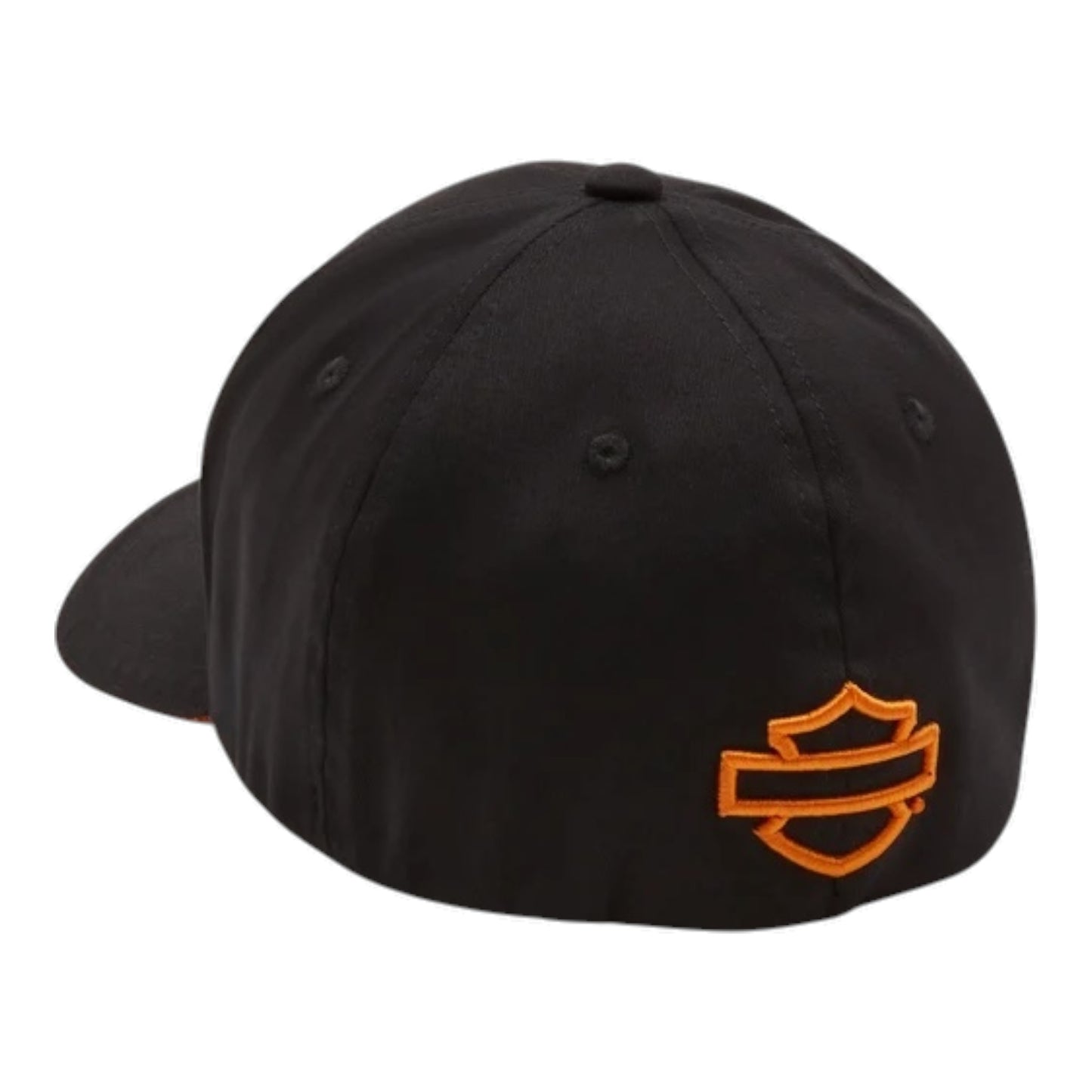 H-D SOFTAIL STRETCH FIT CAP - BLACK