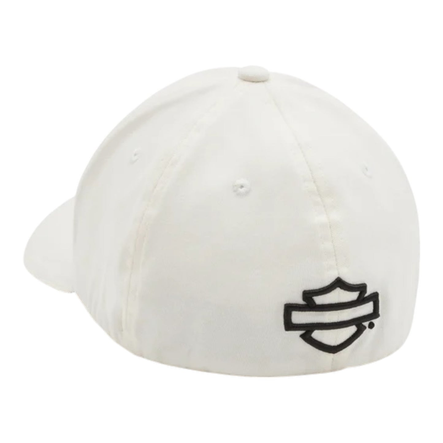 H-D SOFTAIL STRETCH FIT CAP - WHITE