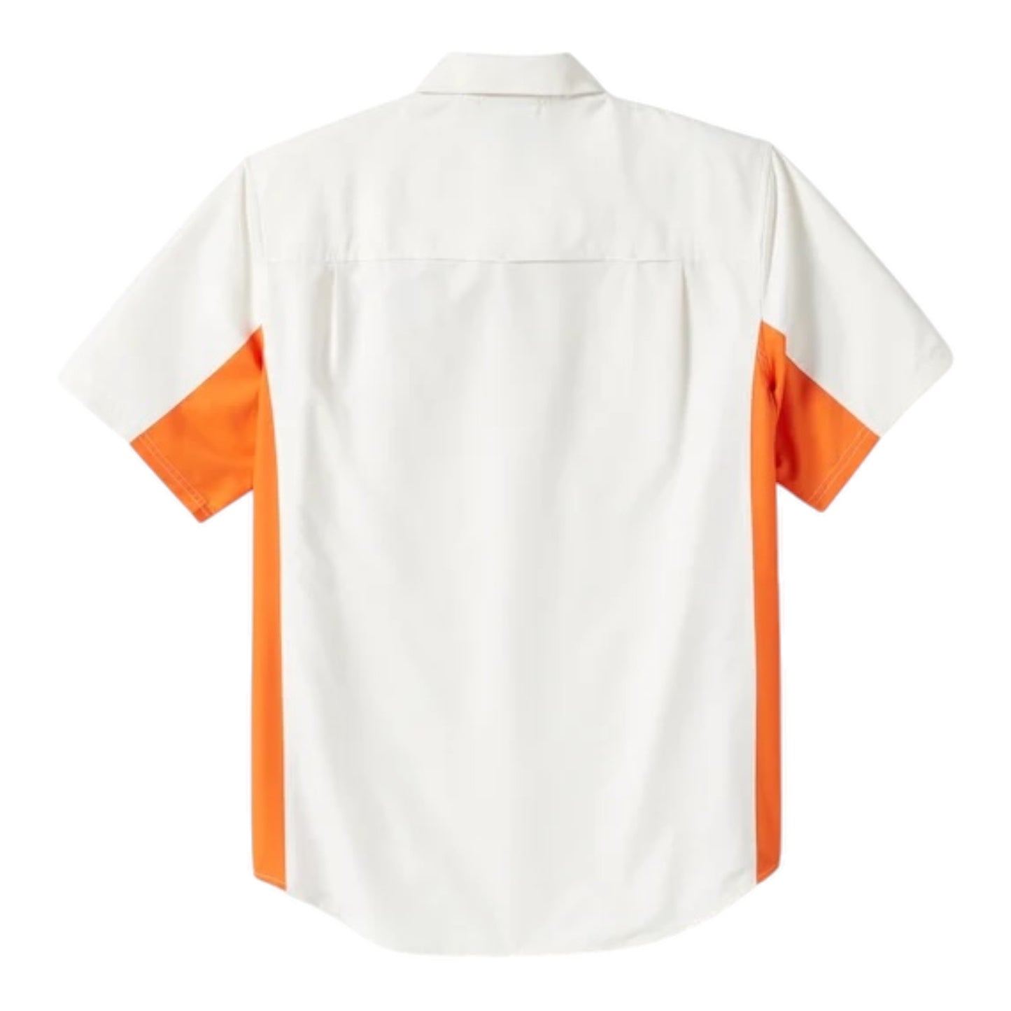 H-D TECH COLORBLOCK SHIRT - WHITE/ORANGE
