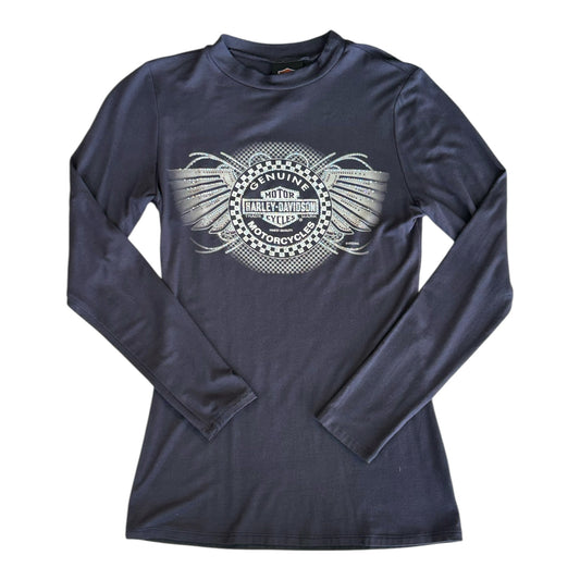 ON YOUR MARK LONG SLEEVE, HIGH NECK, DARK GREY
