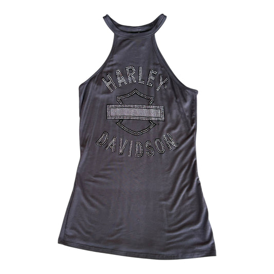 STAMPED STONE TANK, MOCK IRON