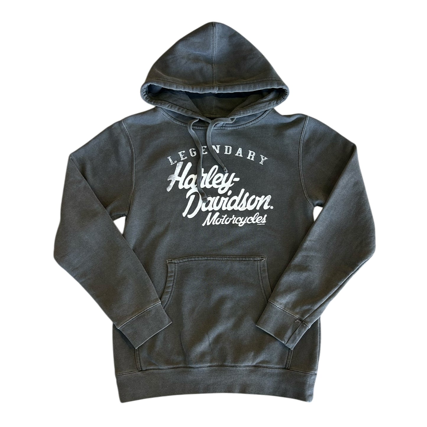 HD PAINTED TYPE HOODIE - GREY