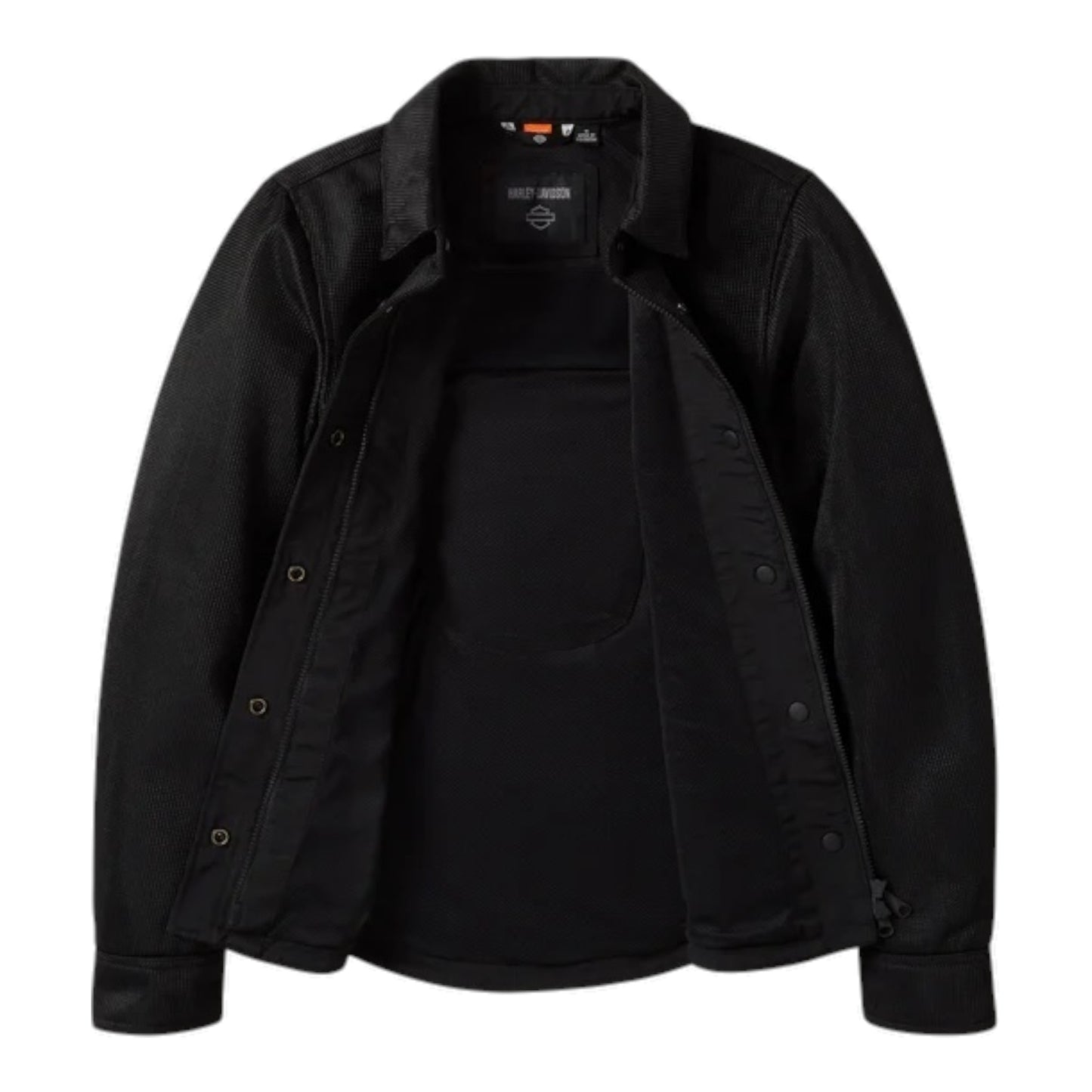 WILLIE G SKULL GRAPHIC OPERATIVE MESH RIDING SHIRT JACKET
