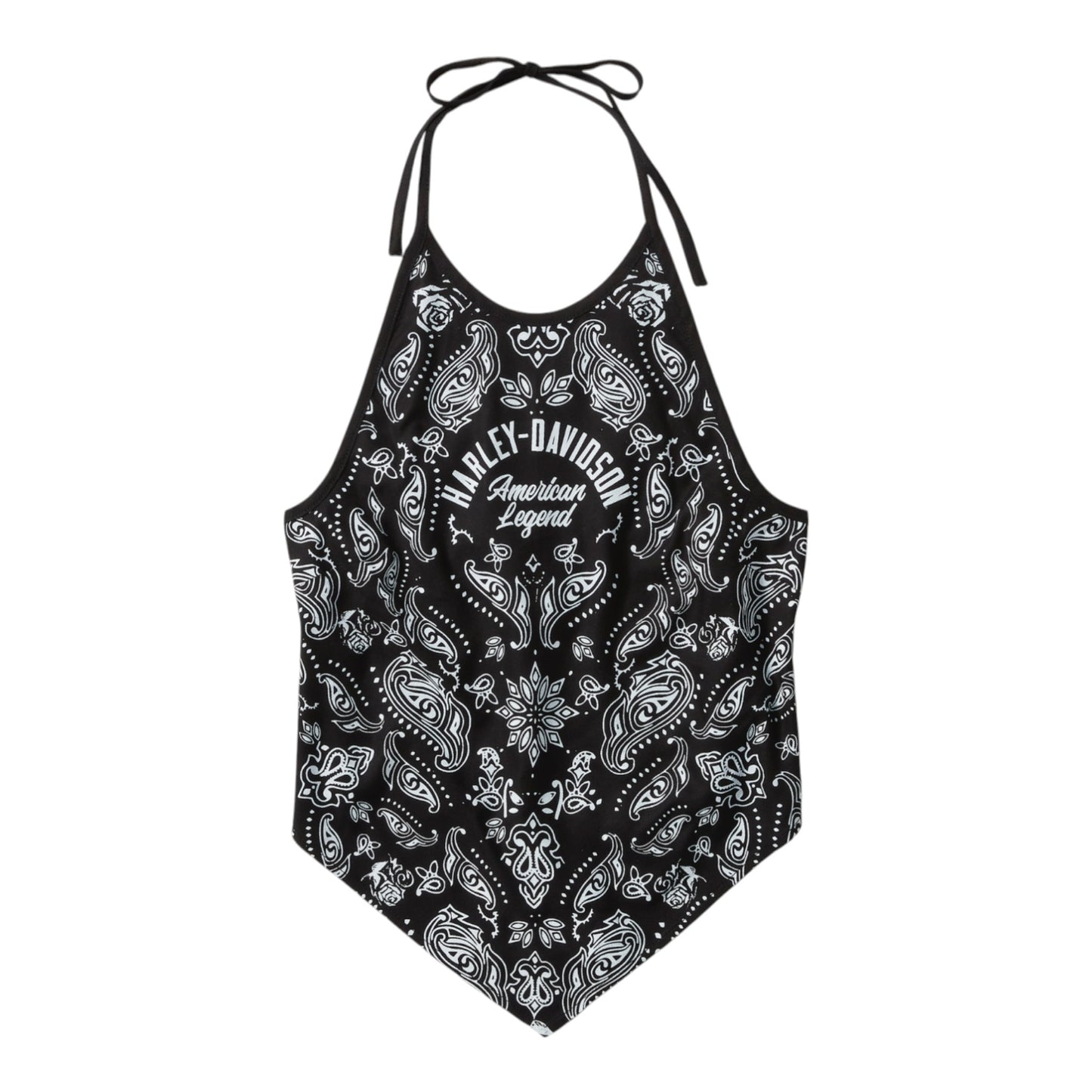 CLASSIC PAISLEY BANDANA HALTER