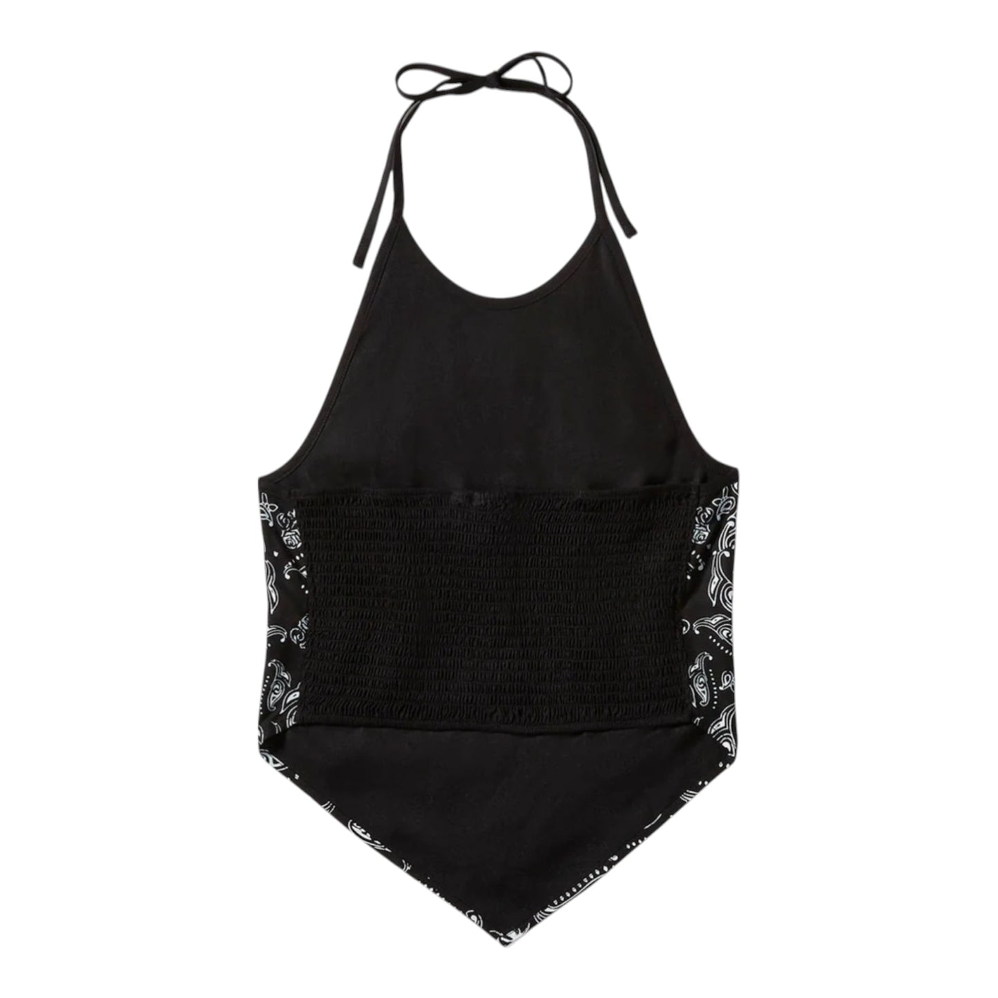 CLASSIC PAISLEY BANDANA HALTER