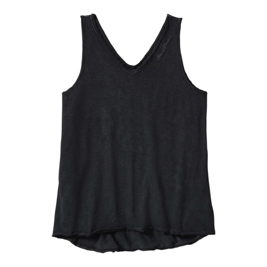 ESSENTIAL V DRAPERY TANK - BLACK