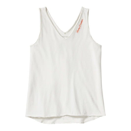 ESSENTIAL V DRAPERY TANK - WHITE