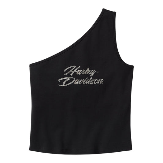 ESSENTIAL BLING ONE SHOULDER TOP
