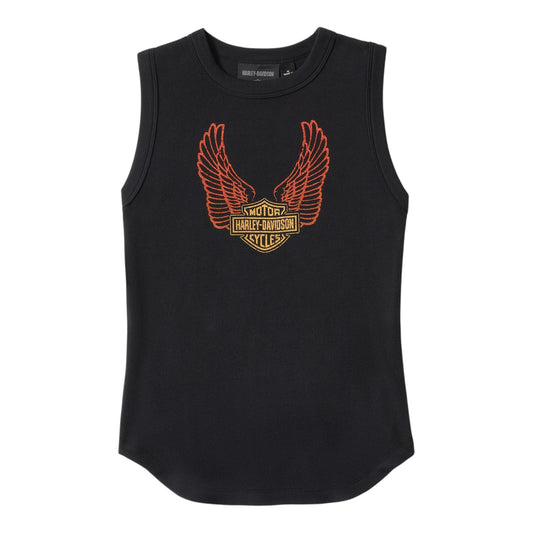 CHROME EAGLE RIBBED TANK