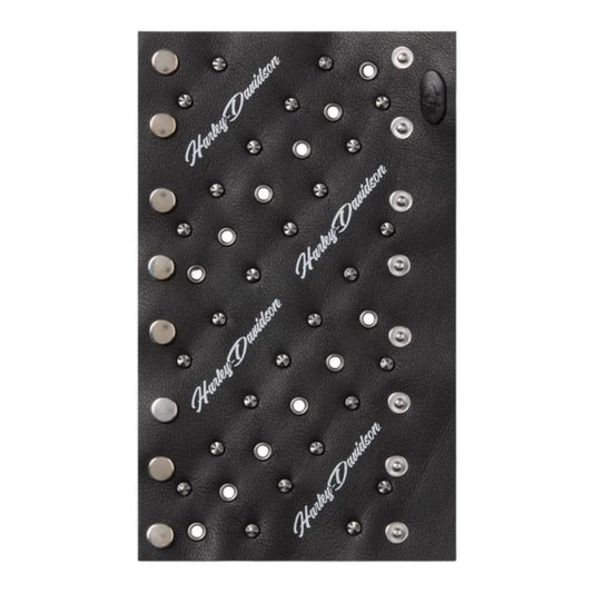 HAIRPIN STUDDED LEATHER PONYTAIL WRAP