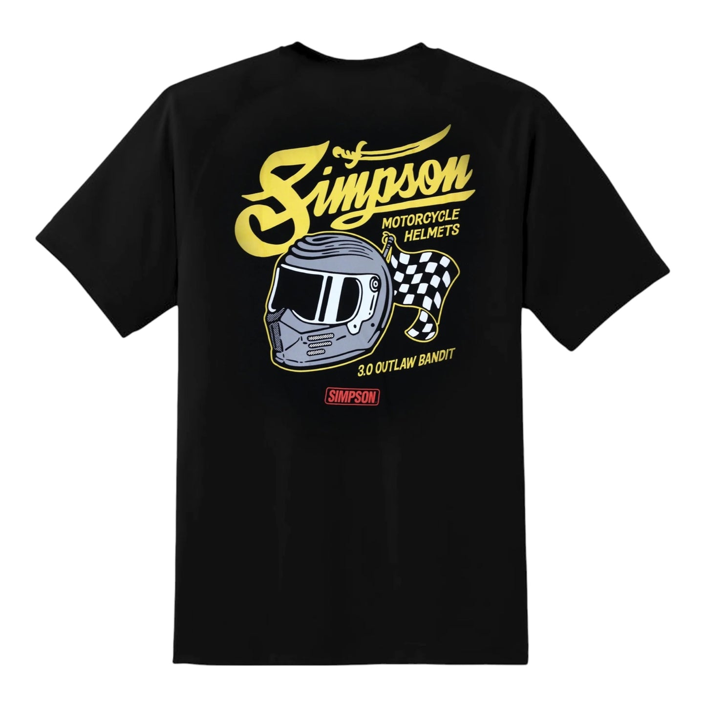 SIMPSON 3.0 OUTLAW TEE - BLACK