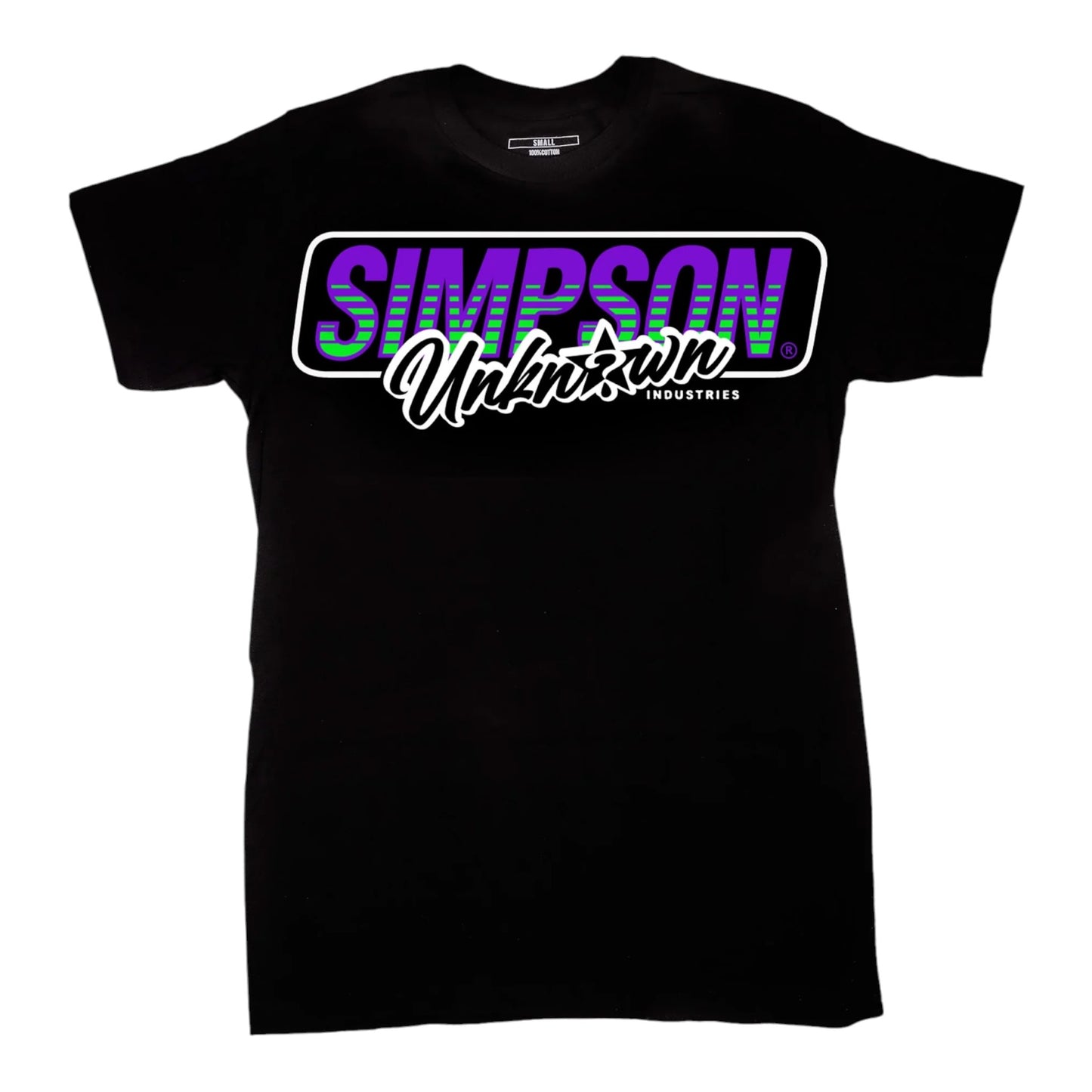 SIMPSON UNKNOWN INDUSTRIES LOGO TEE