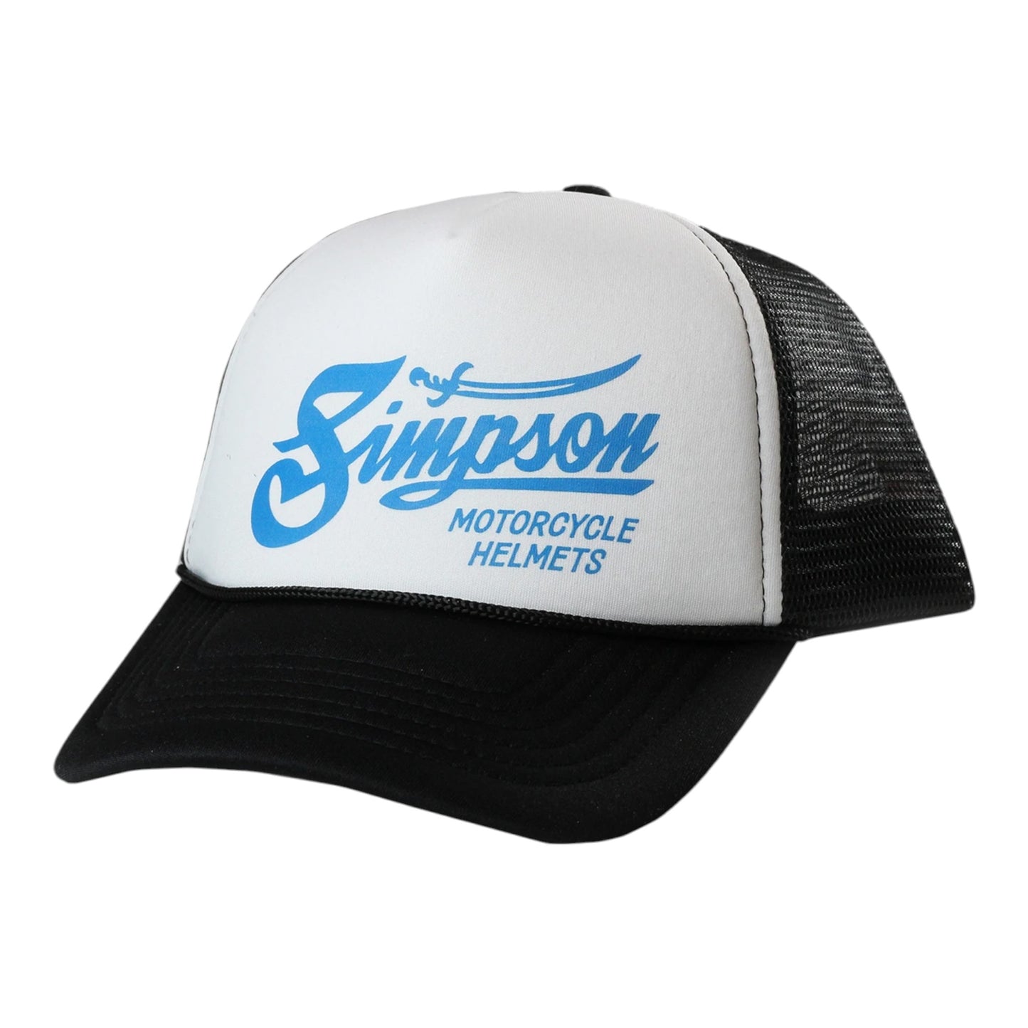 SIMPSON 3.0 OUTLAW TRUCKER HAT - WHITE/BLACK