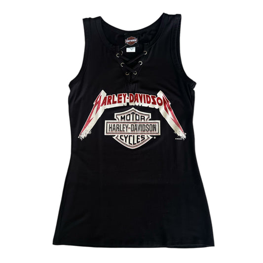 OBEY YOUR MASTER S/L V-NECK, BLACK