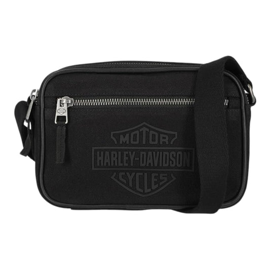 CANVA CAMERA CROSSBODY - BLACK