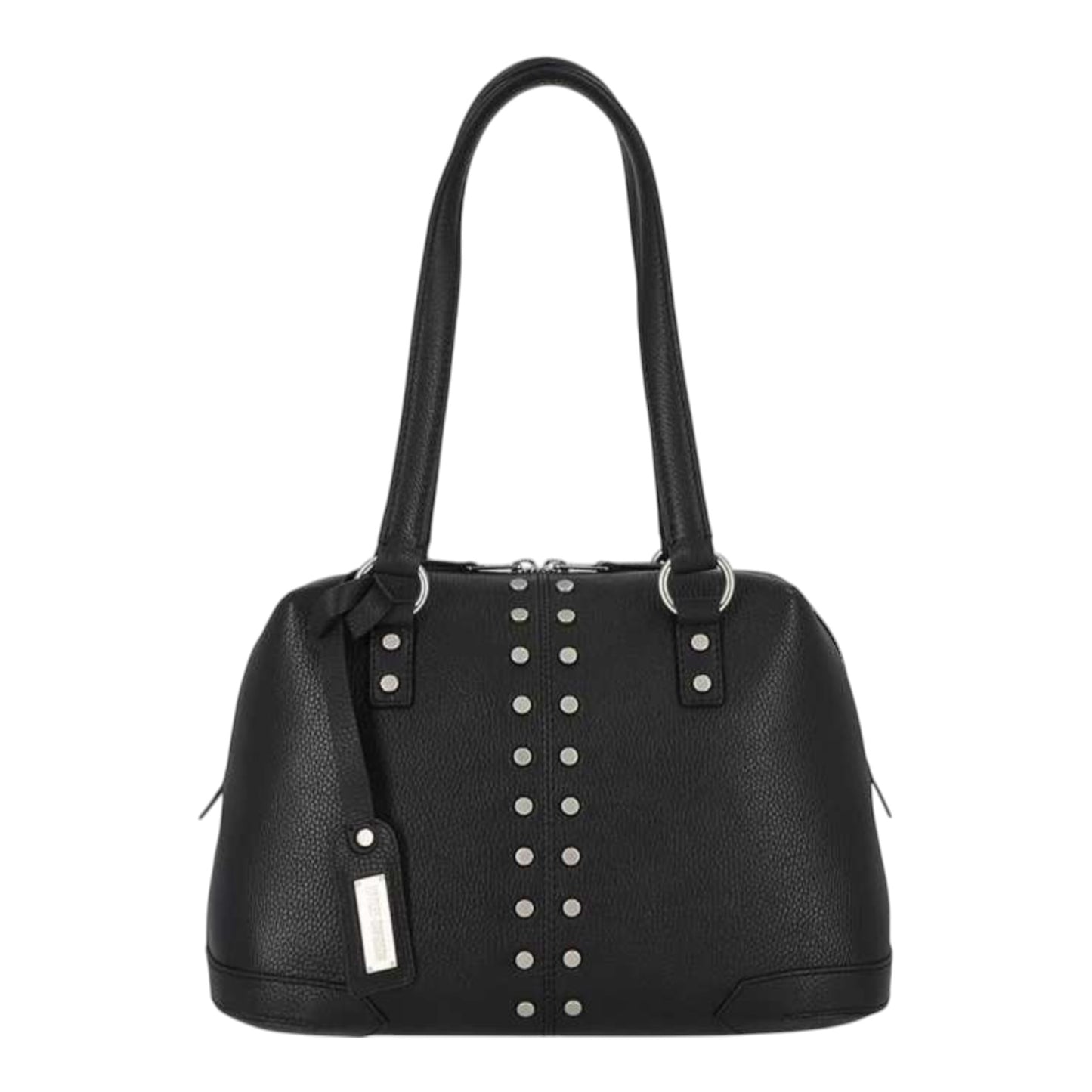 DOUBLE STUDDED TOTE - BLACK