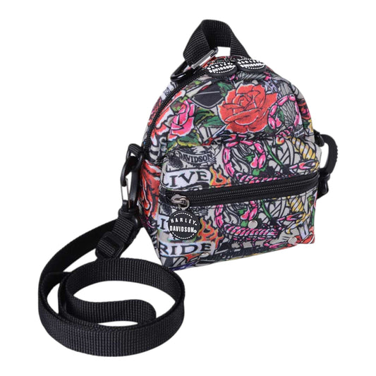 MINI ME BACKPACK - TATTOO W/ROSES