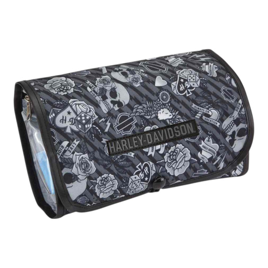 TOILETRY KIT - GRAY TATTOO