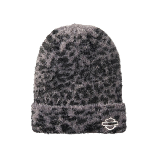 WILD CAT FUZZY BEANIE