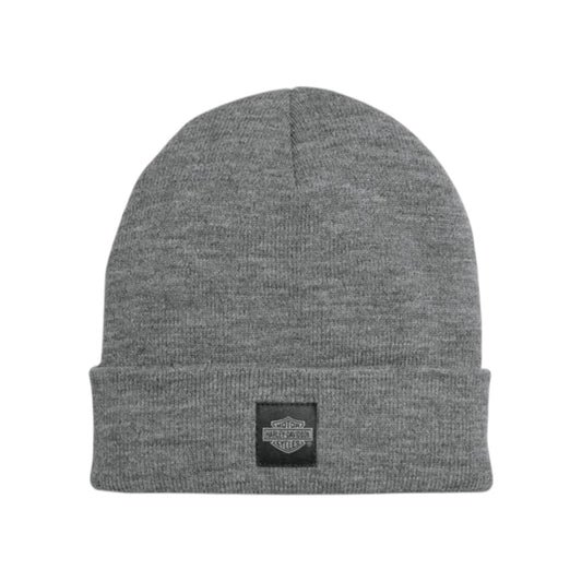 HARLEY-DAVIDSON BEANIE KNIT HAT FOREVER HARLEY - GREY